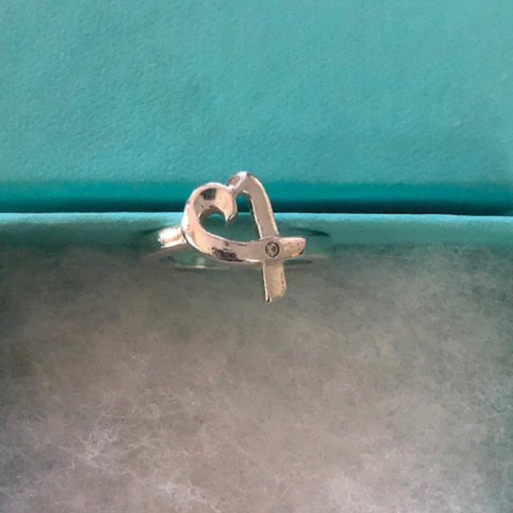 Tiffany Paloma Picasso Loving Heart Ring Diamond